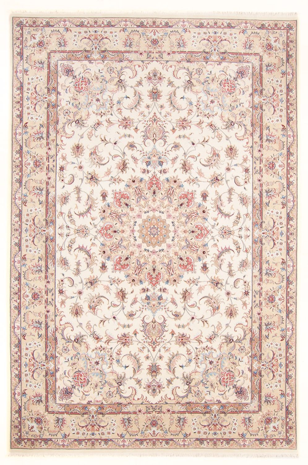 Tapis persan - Tabriz - Royal - 297 x 198 cm - crème