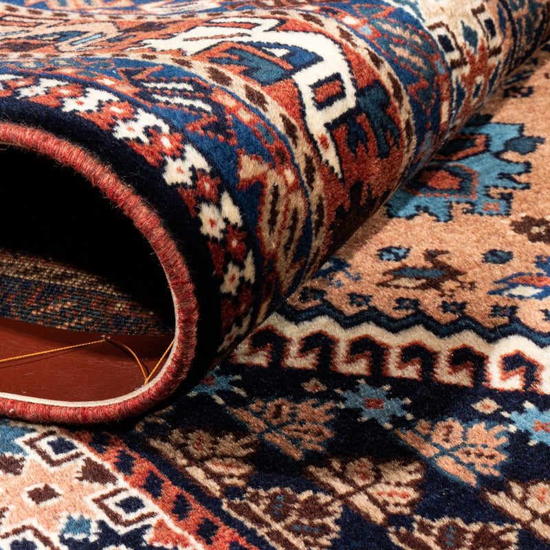 Tapis persan - Nomadic - 306 x 206 cm - rouge bordeaux