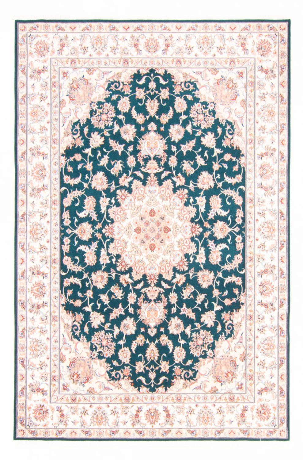 Tapis persan - Tabriz - Royal - 240 x 170 cm - vert