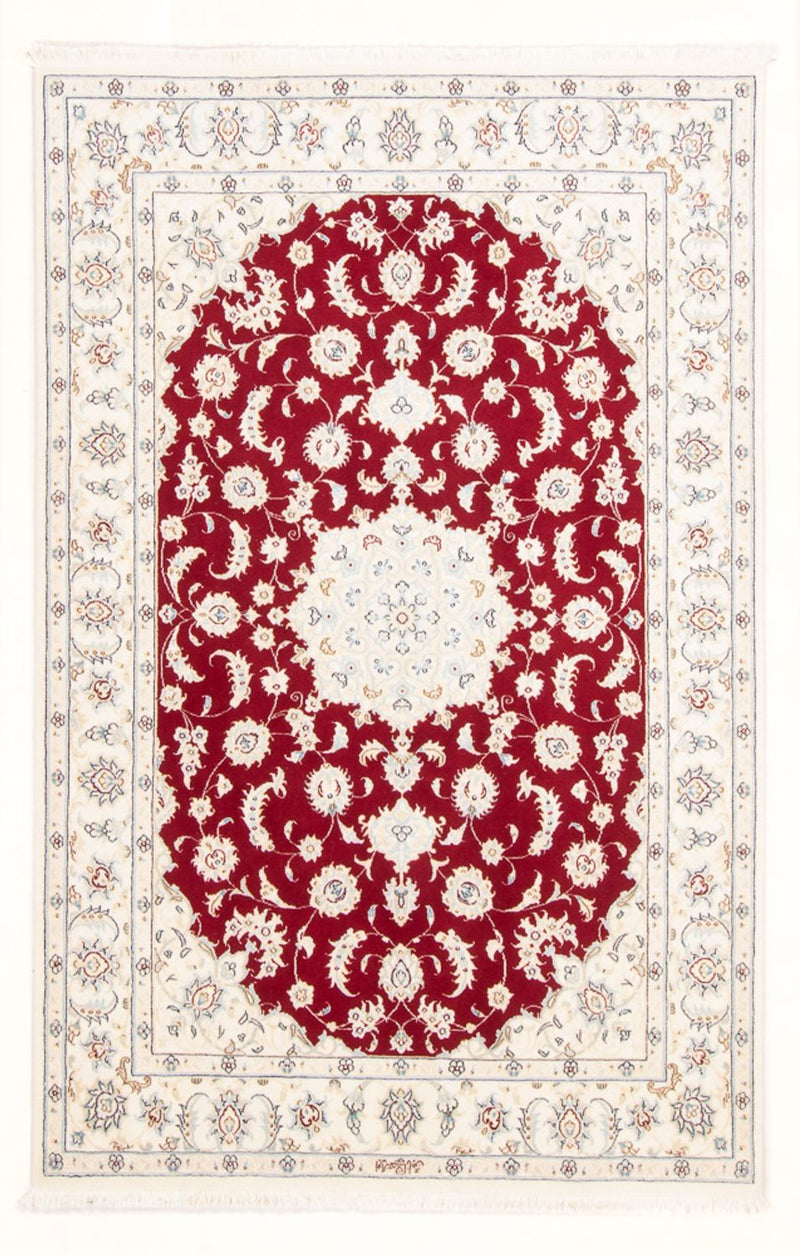 Tapis persan - Nain - Royal - 178 x 118 cm - rouge