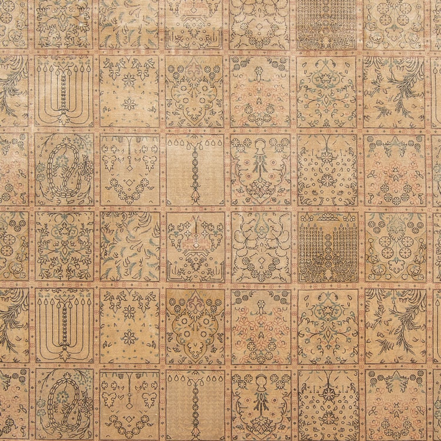 Tapis en soie - Ghom soie - Premium - 294 x 191 cm - beige foncé
