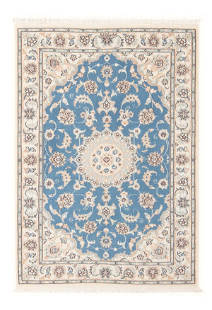 Tapis persan - Nain - Premium - 117 x 80 cm - bleu clair