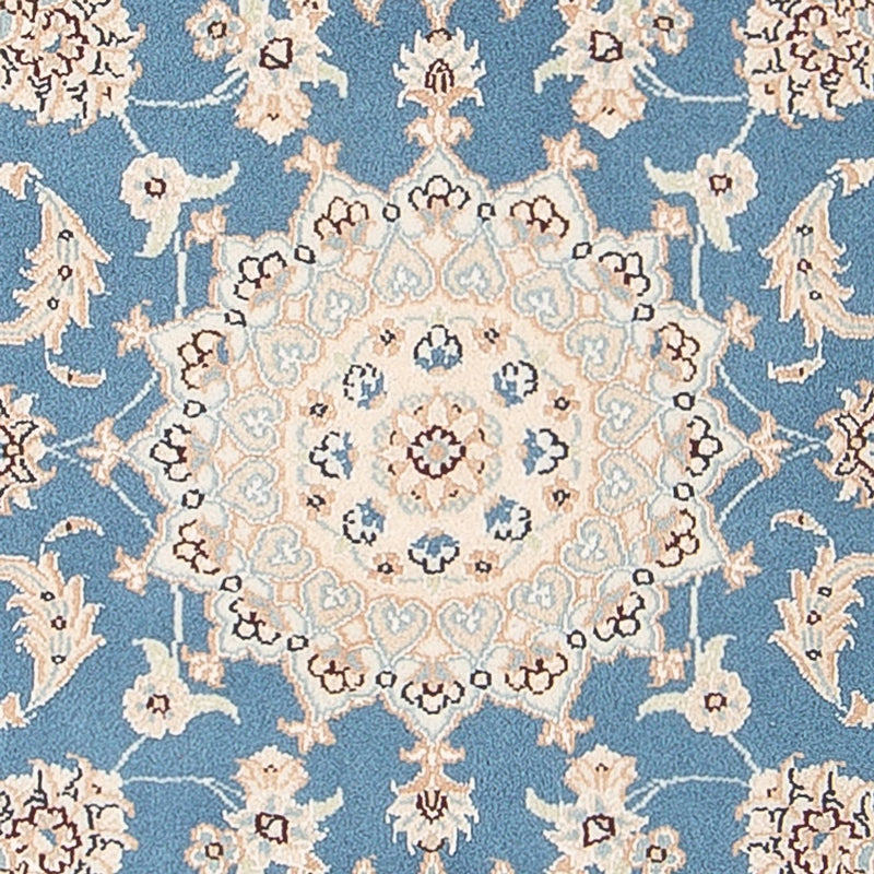 Tapis persan - Nain - Premium - 117 x 80 cm - bleu clair