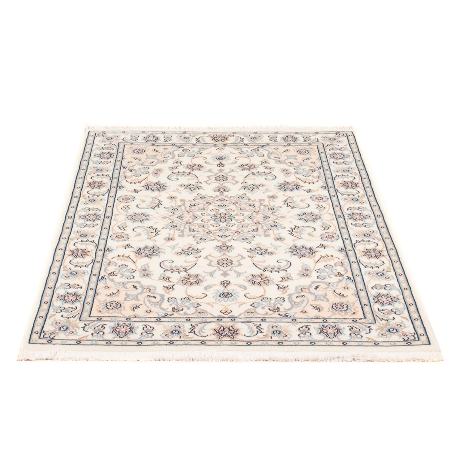 Tapis persan - Nain - Premium - 124 x 81 cm - crème