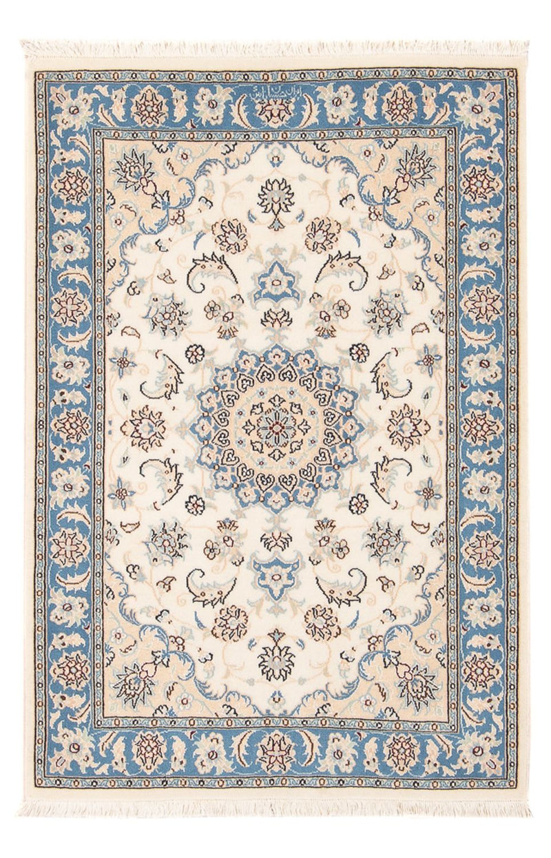 Tapis persan - Nain - Premium - 120 x 81 cm - crème