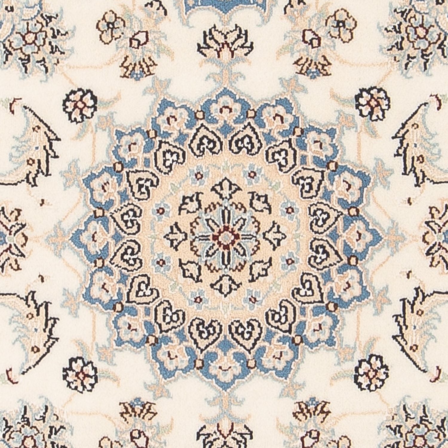 Tapis persan - Nain - Premium - 120 x 81 cm - crème