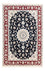 Tapis persan - Nain - Premium - 180 x 118 cm - bleu foncé