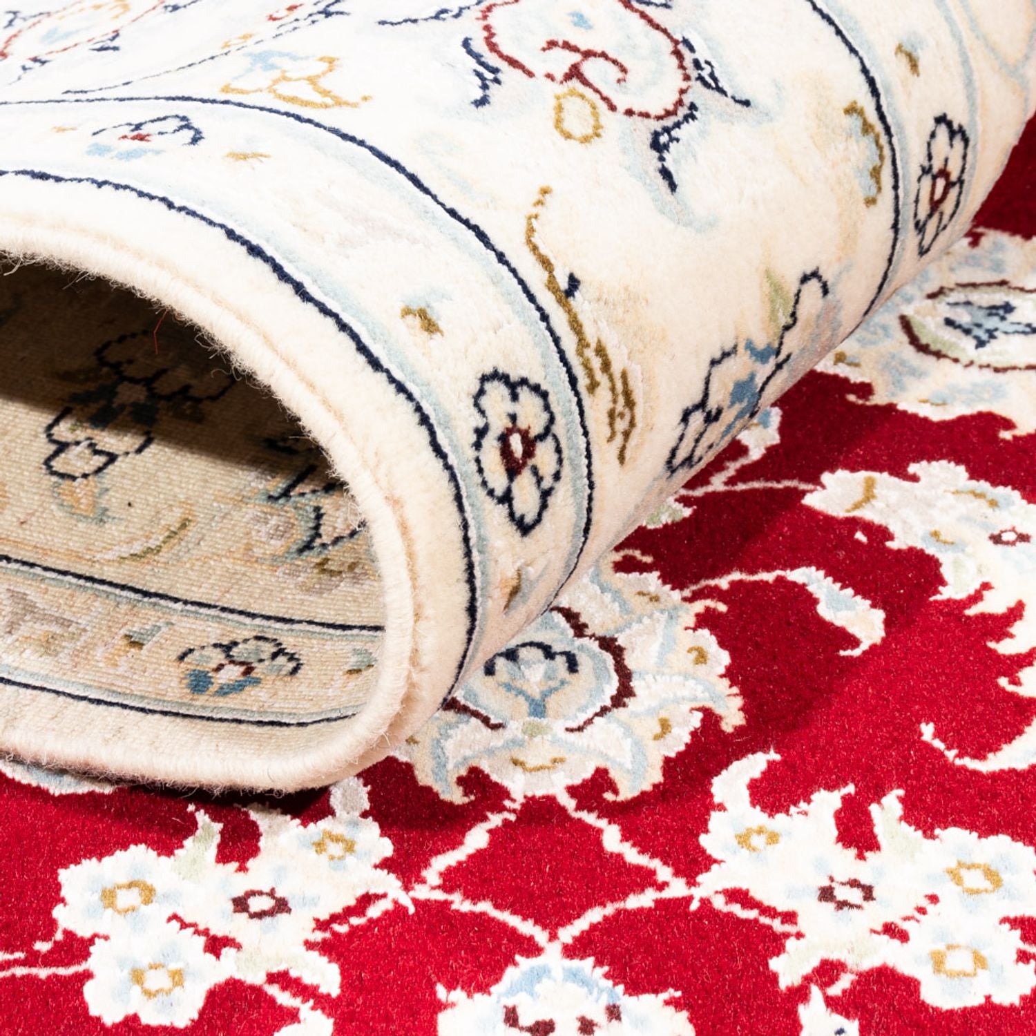 Tapis persan - Nain - Premium - 173 x 117 cm - rouge