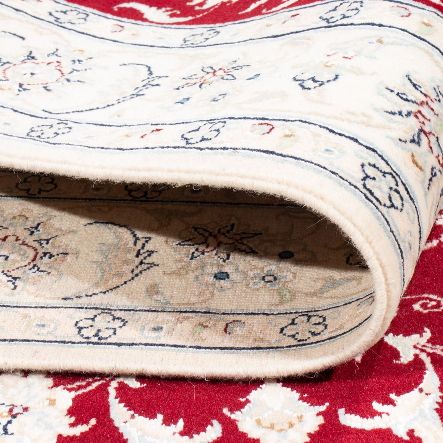 Tapis persan - Nain - Royal - 173 x 122 cm - rouge