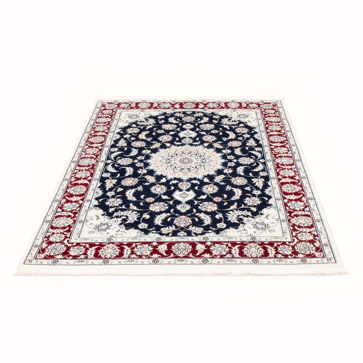 Perserteppich - Nain - Royal - 165 x 120 cm - dunkelblau