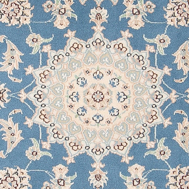 Tapis persan - Nain - Premium - 116 x 81 cm - bleu clair