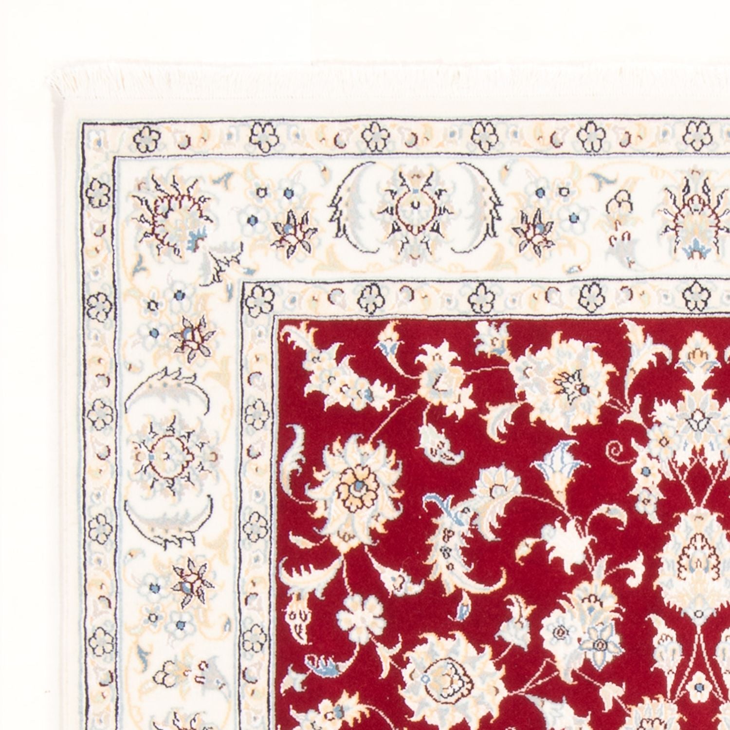 Tapis persan - Nain - Royal - 176 x 118 cm - rouge