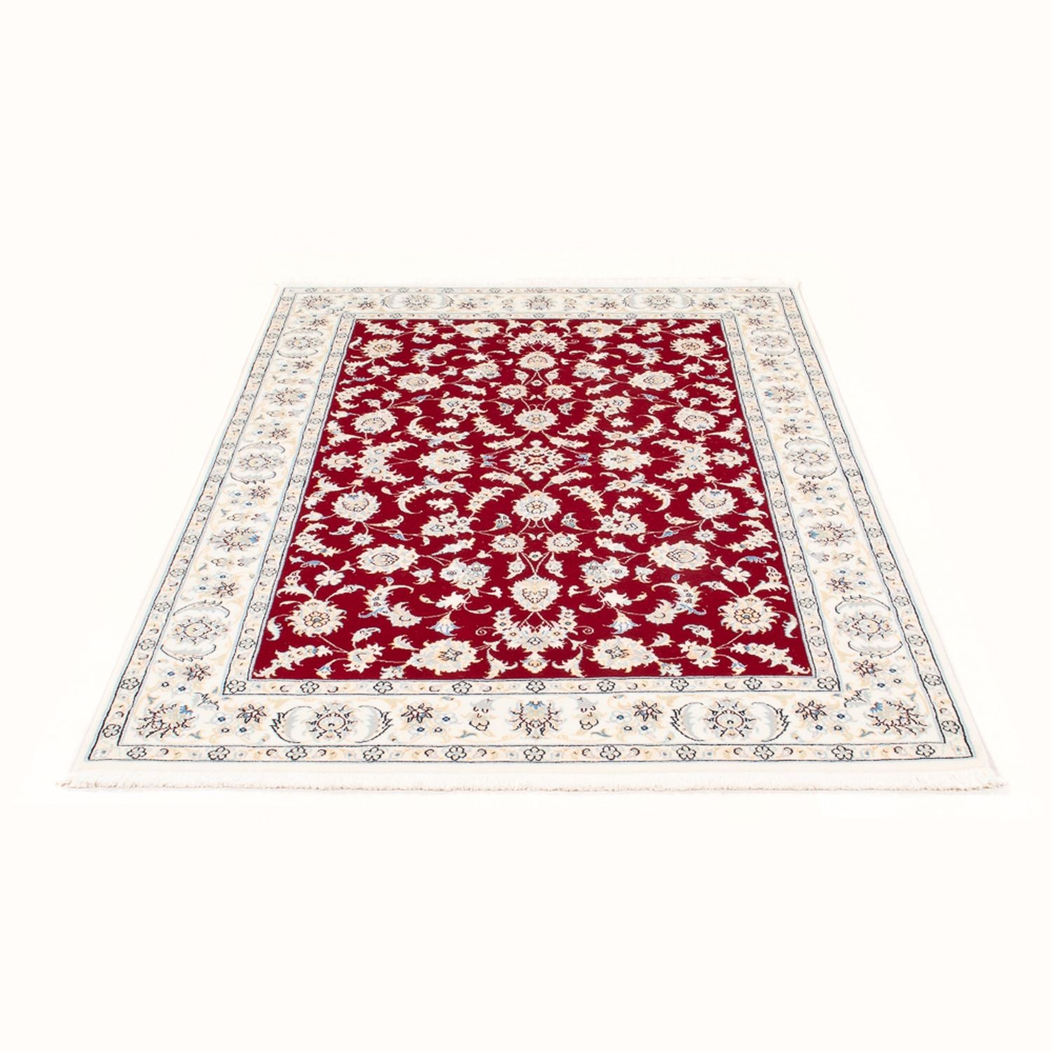 Tapis persan - Nain - Royal - 176 x 118 cm - rouge