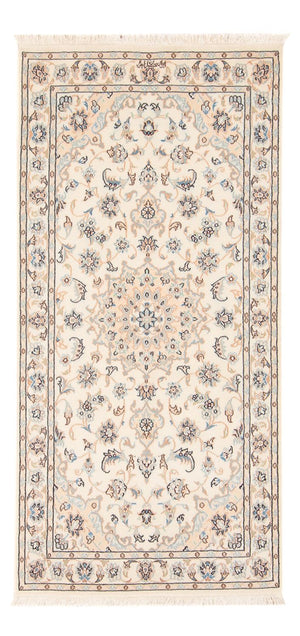 Tapis persan - Nain - Premium - 151 x 74 cm - crème