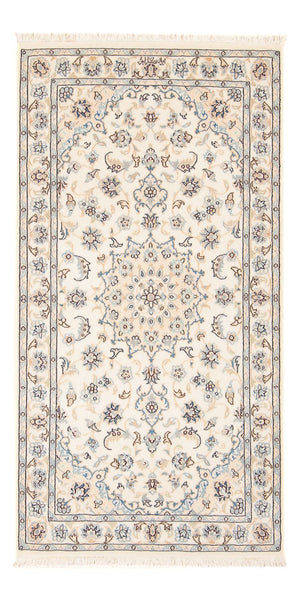 Tapis persan - Nain - Premium - 140 x 74 cm - crème