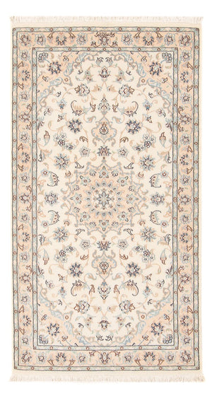 Tapis persan - Nain - Premium - 140 x 75 cm - crème