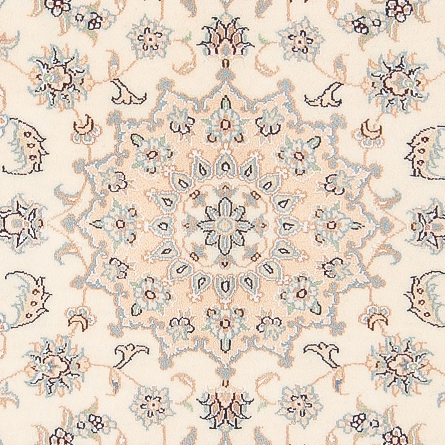 Tapis persan - Nain - Premium - 140 x 75 cm - crème