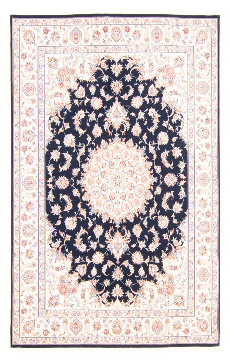 Tapis persan - Tabriz - Royal - 245 x 167 cm - bleu foncé