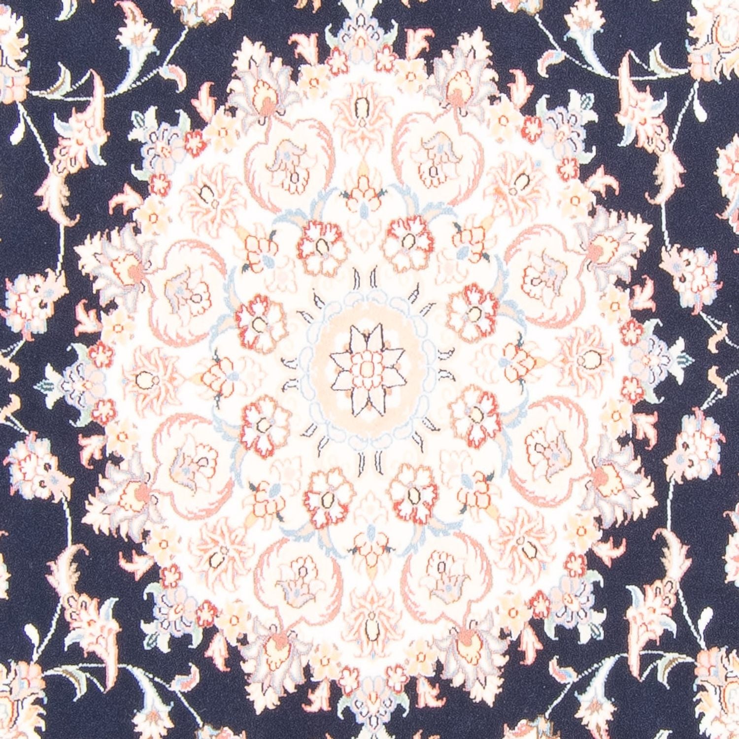 Tapis persan - Tabriz - Royal - 245 x 167 cm - bleu foncé