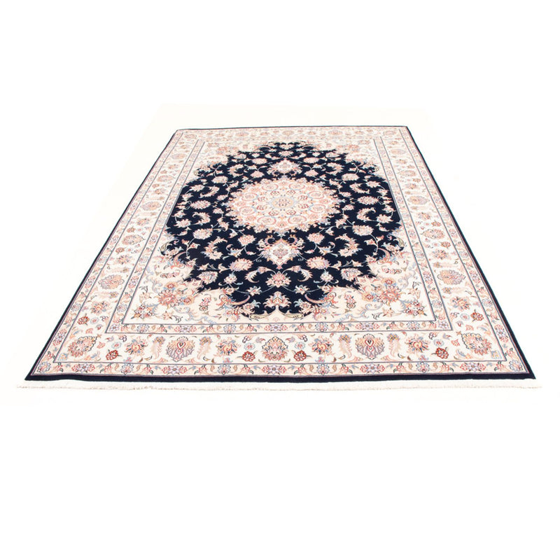 Tapis persan - Tabriz - Royal - 245 x 167 cm - bleu foncé