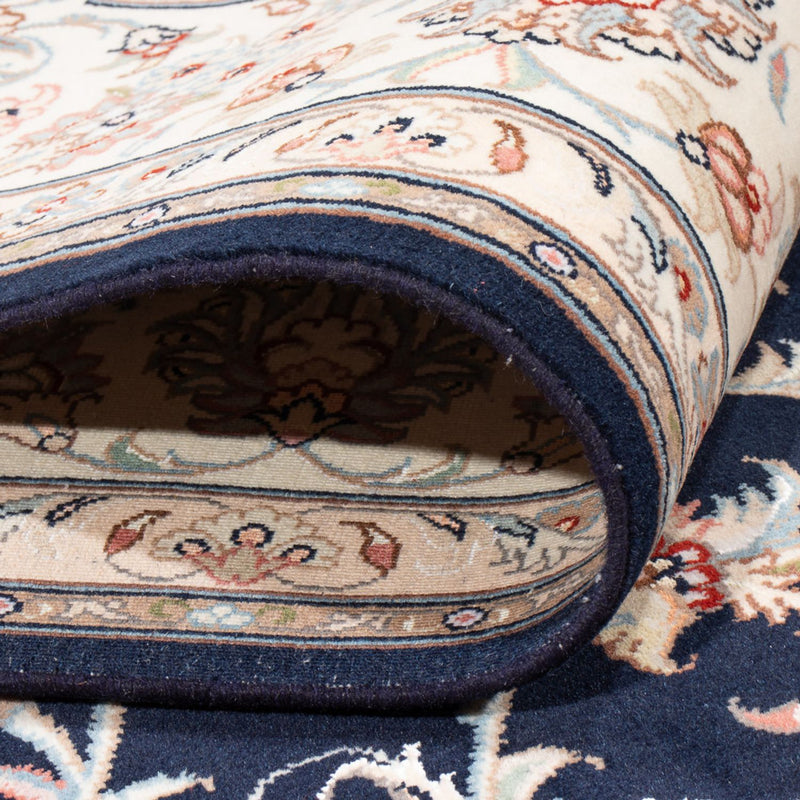 Tapis persan - Tabriz - Royal - 250 x 200 cm - bleu foncé
