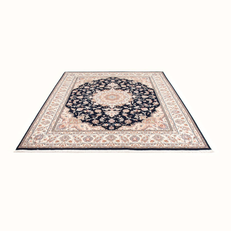 Tapis persan - Tabriz - Royal - 250 x 200 cm - bleu foncé