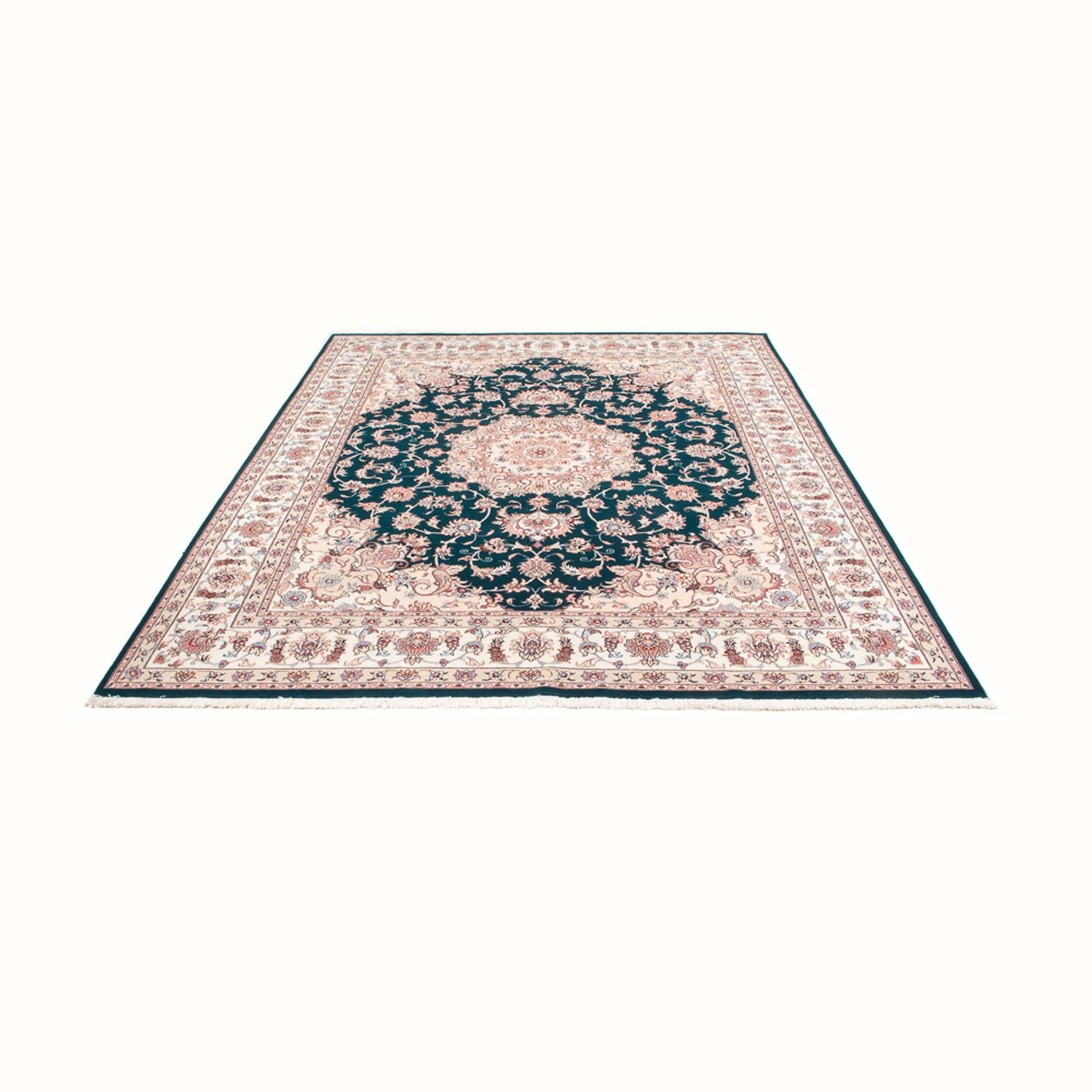 Tapis persan - Tabriz - Royal - 251 x 195 cm - vert