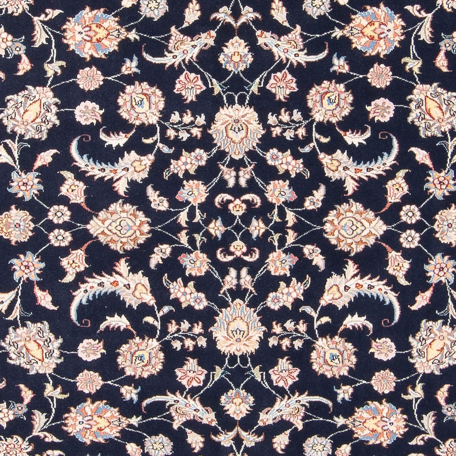 Tapis persan - Tabriz - Royal - 196 x 150 cm - bleu foncé