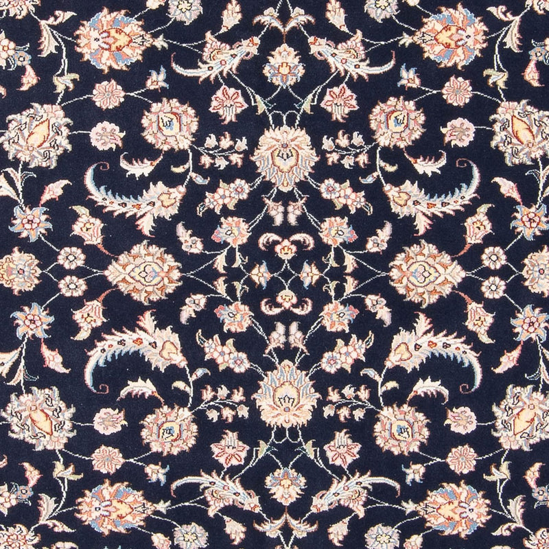 Tapis persan - Tabriz - Royal - 196 x 150 cm - bleu foncé