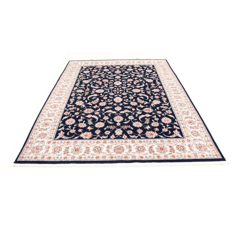 Tapis persan - Tabriz - Royal - 243 x 172 cm - bleu foncé