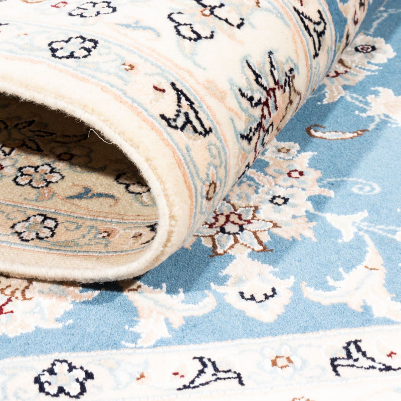 Tapis persan - Nain - Premium - 176 x 121 cm - bleu