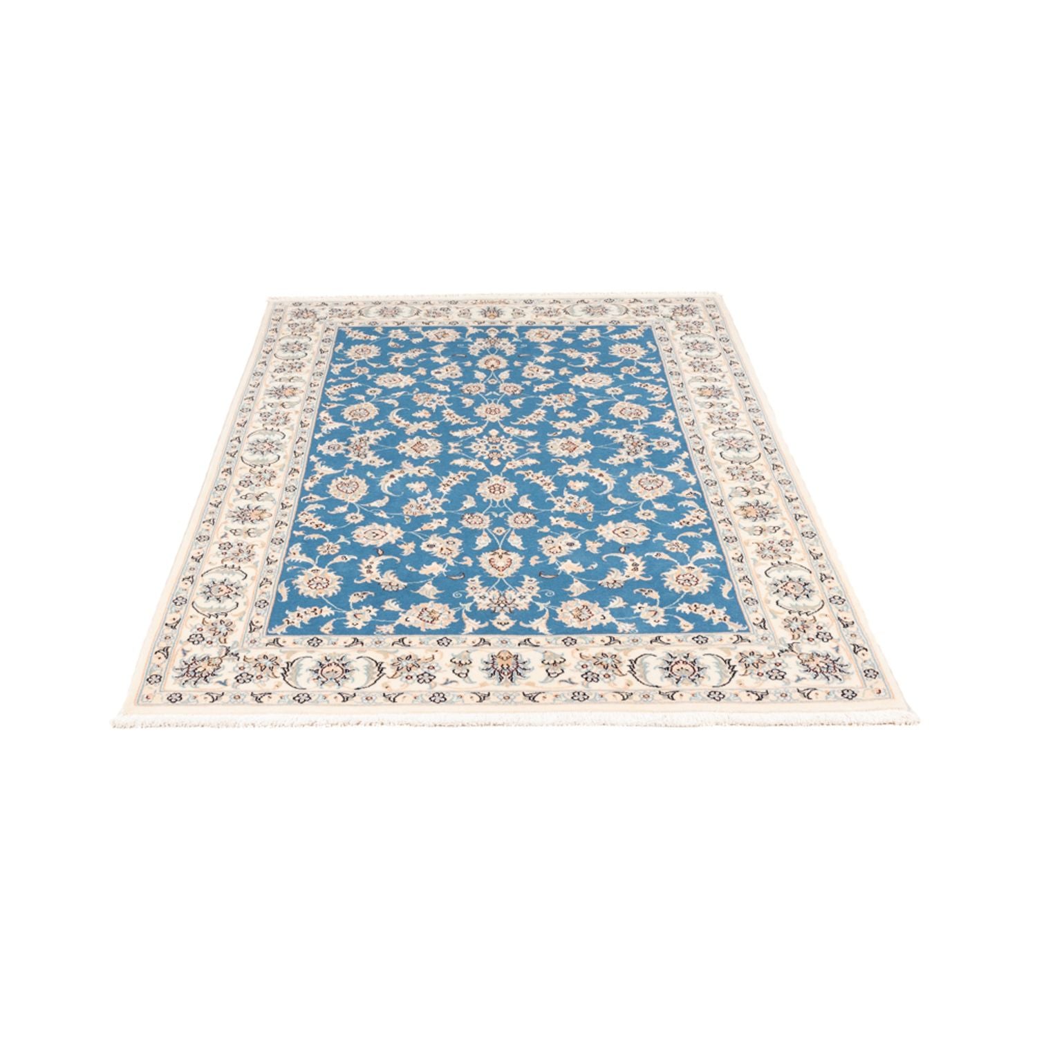 Tapis persan - Nain - Premium - 176 x 121 cm - bleu