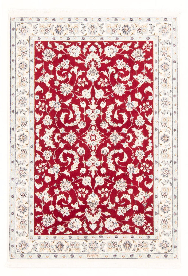 Tapis persan - Nain - Royal - 157 x 108 cm - rouge