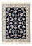 Tapis persan - Nain - Premium - 116 x 80 cm - bleu foncé