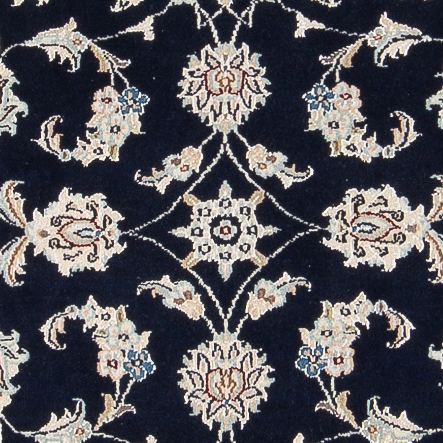 Tapis persan - Nain - Premium - 116 x 80 cm - bleu foncé