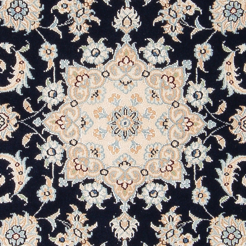 Perserteppich - Nain - Premium - 120 x 80 cm - dunkelblau