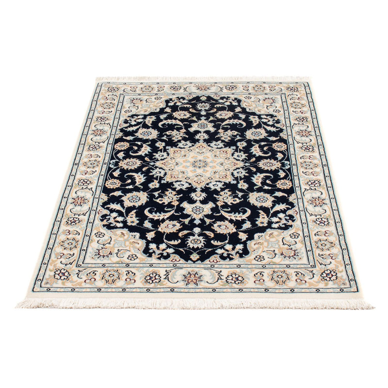 Perserteppich - Nain - Premium - 120 x 80 cm - dunkelblau