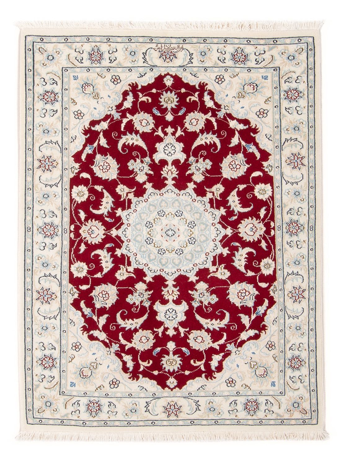 Perserteppich - Nain - Premium - 117 x 80 cm - rot