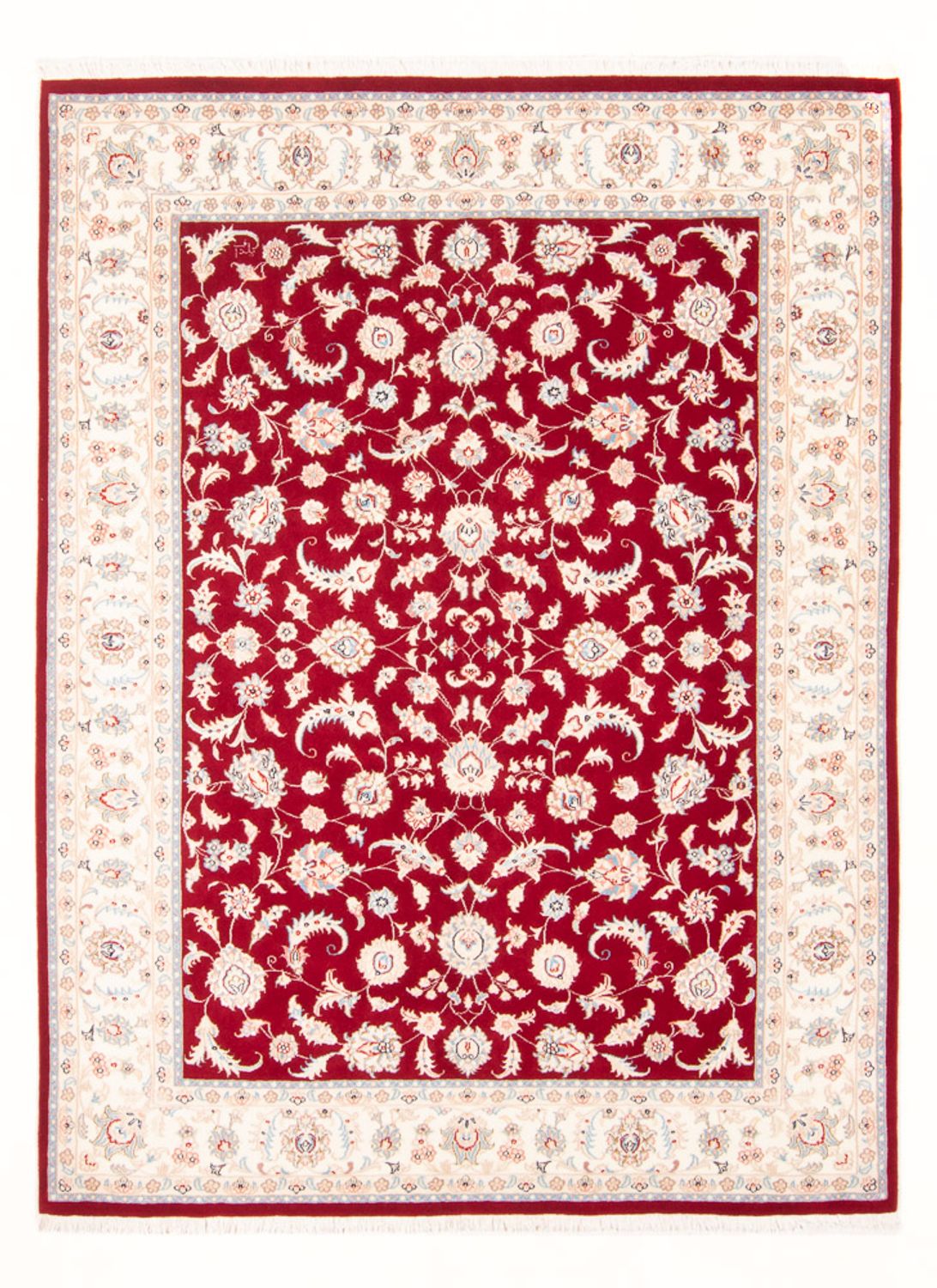 Tapis persan - Tabriz - Royal - 206 x 148 cm - rouge
