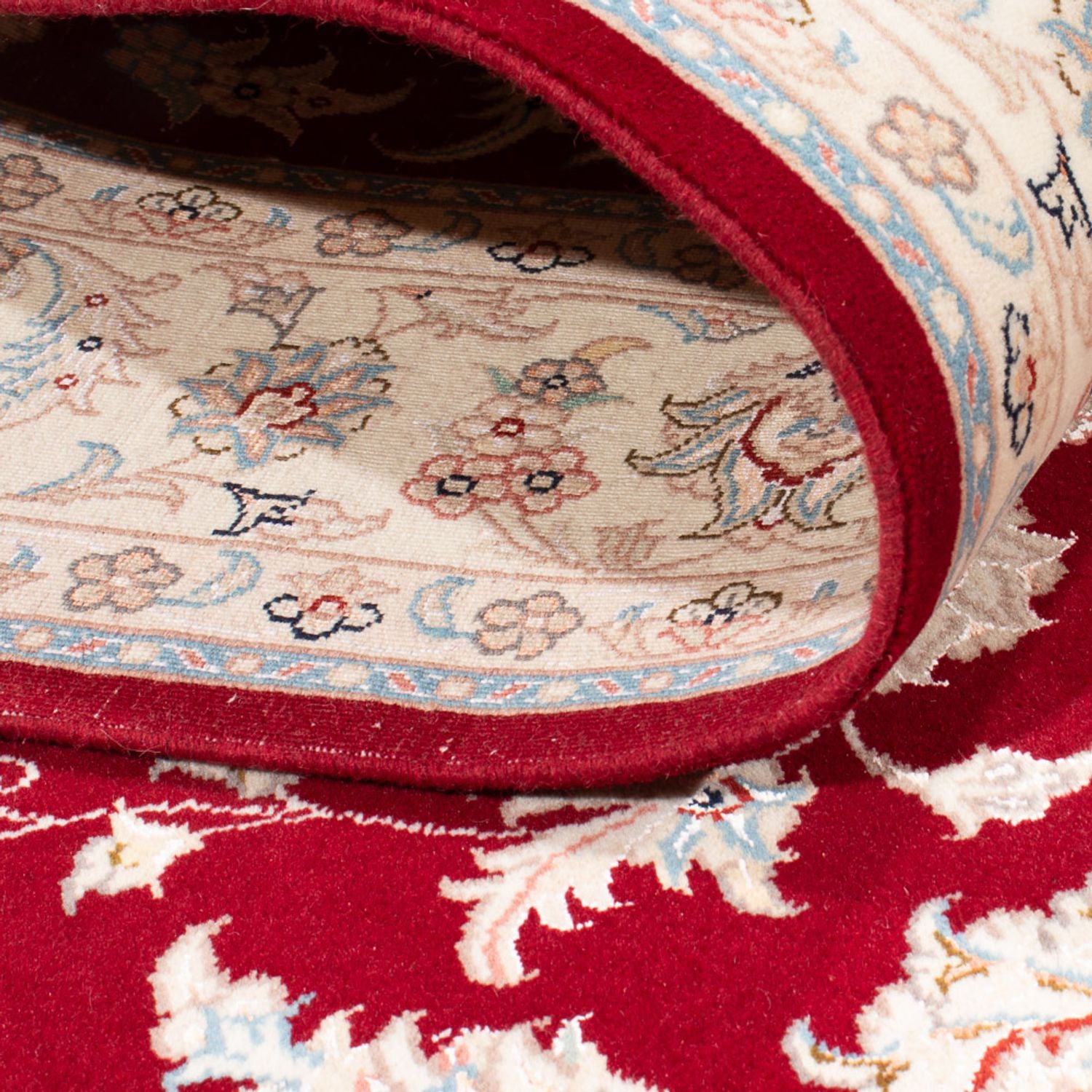 Tapis persan - Tabriz - Royal - 206 x 148 cm - rouge