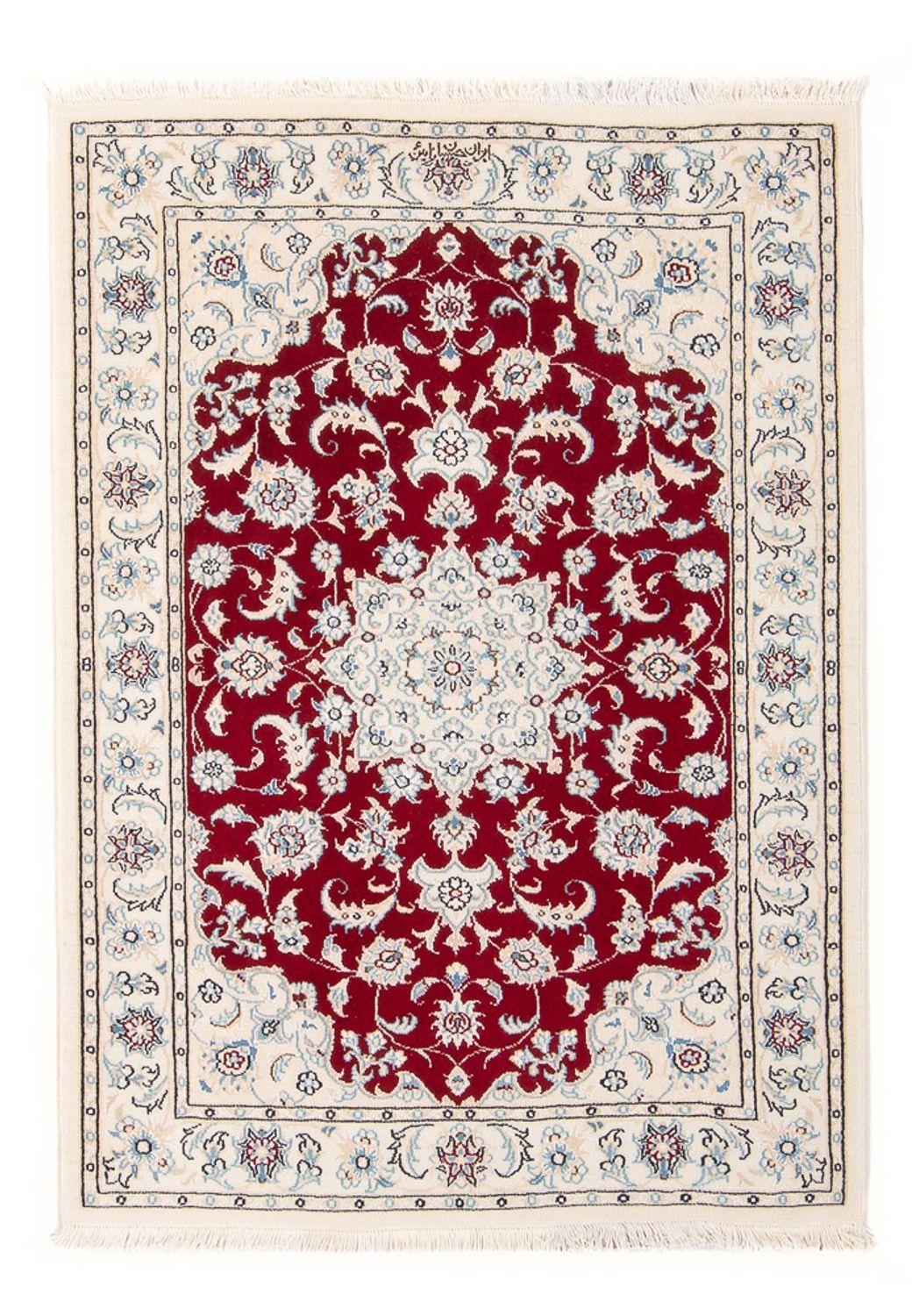Perserteppich - Nain - Premium - 117 x 80 cm - rot