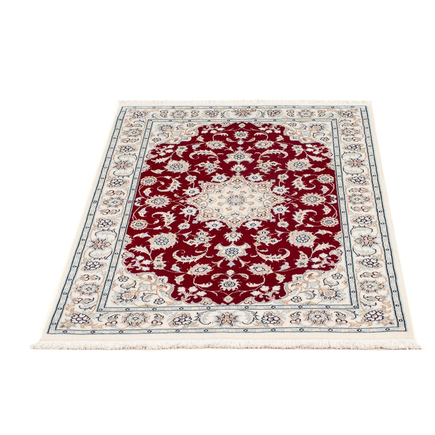 Perserteppich - Nain - Premium - 116 x 80 cm - rot