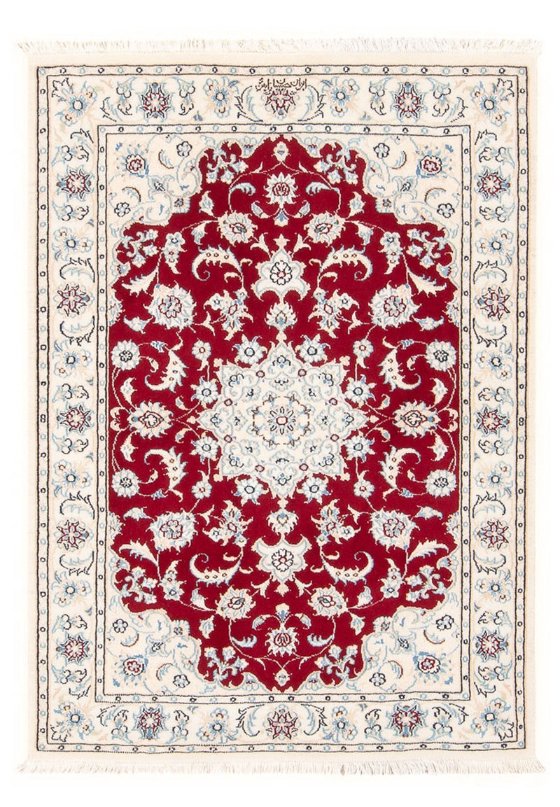 Perserteppich - Nain - Premium - 119 x 80 cm - rot
