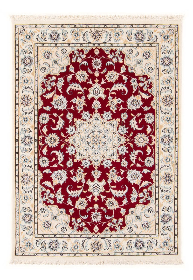 Perserteppich - Nain - Premium - 118 x 80 cm - rot