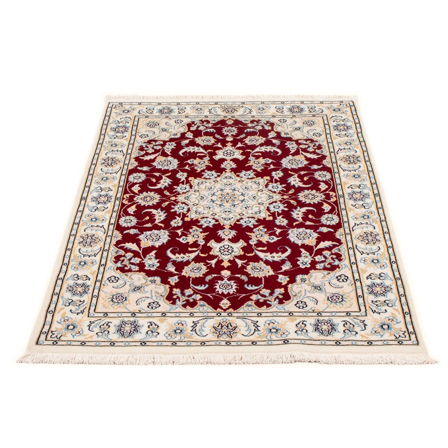 Perserteppich - Nain - Premium - 118 x 80 cm - rot
