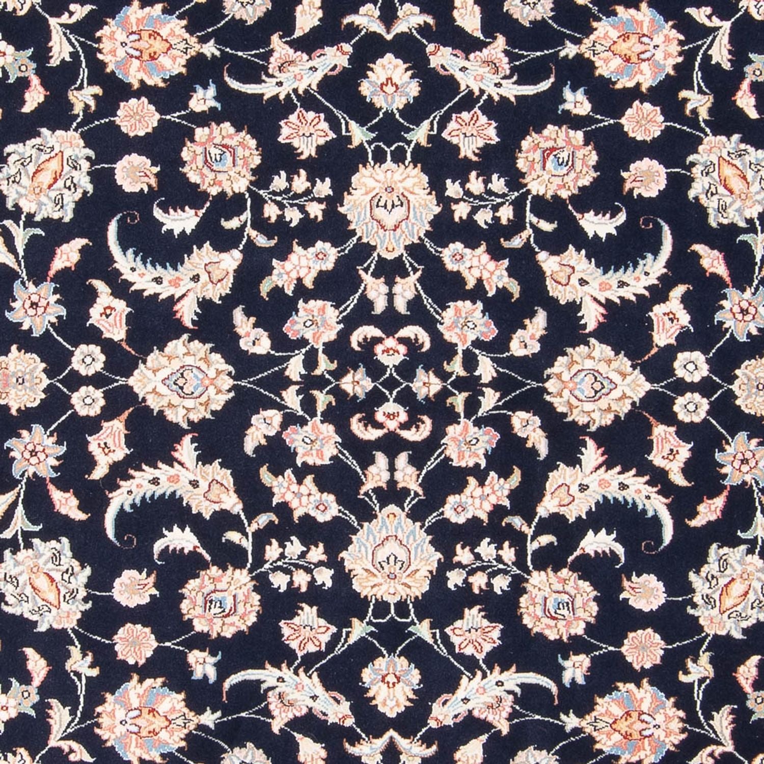 Tapis persan - Tabriz - Royal - 201 x 149 cm - bleu foncé