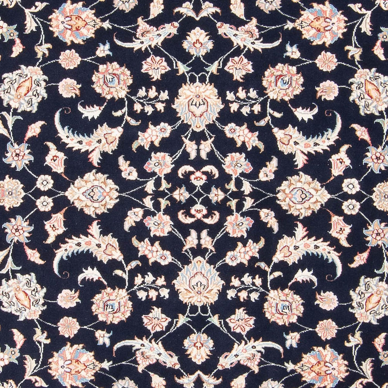 Tapis persan - Tabriz - Royal - 201 x 149 cm - bleu foncé