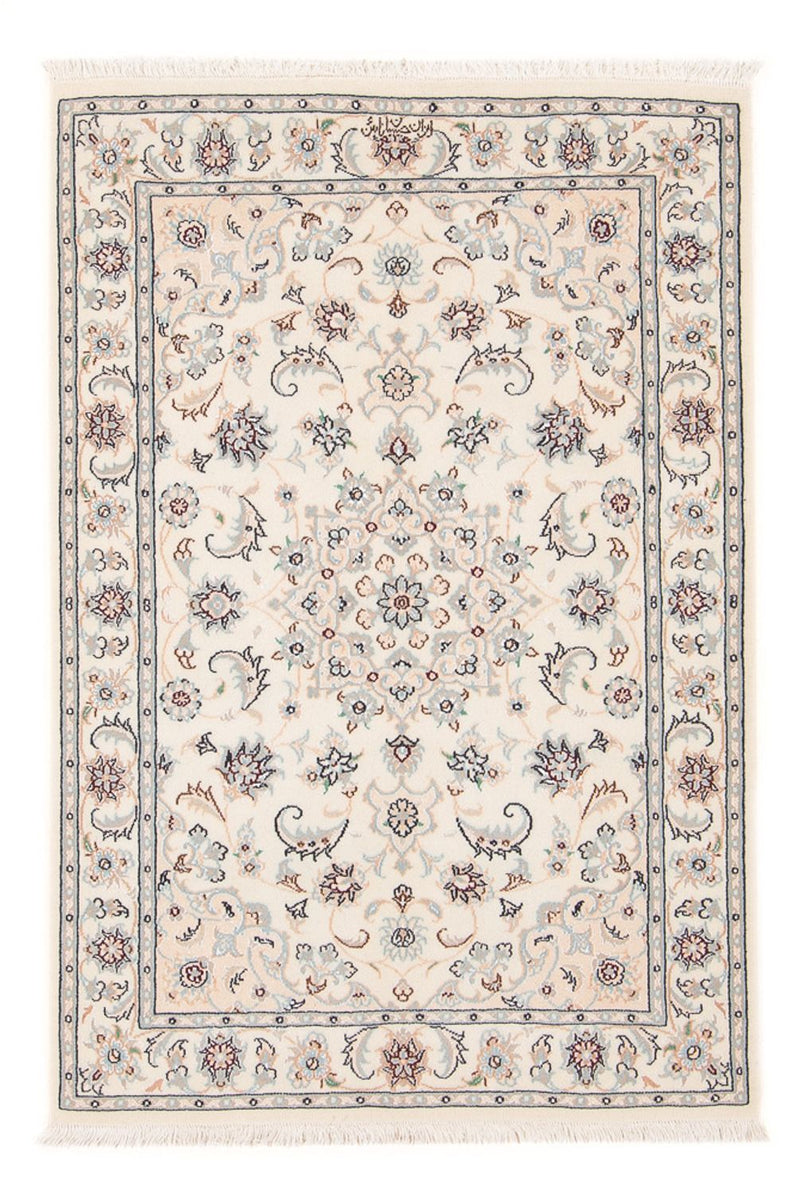 Perserteppich - Nain - Premium - 117 x 78 cm - creme
