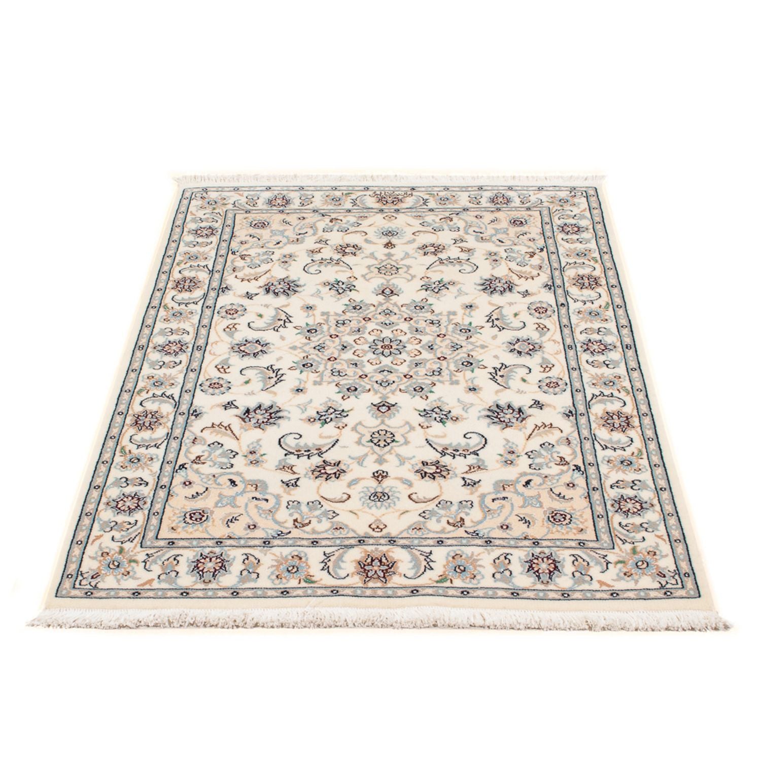 Perserteppich - Nain - Premium - 117 x 78 cm - creme