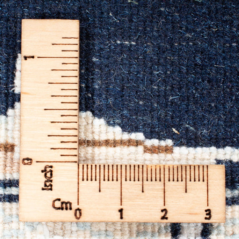 Tapis persan - Nain - Premium - 124 x 82 cm - bleu foncé